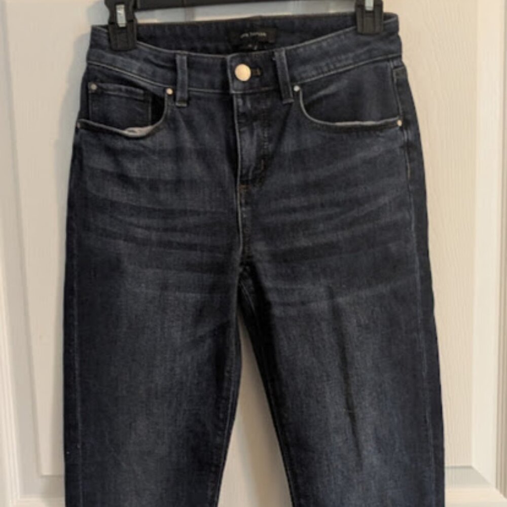 Ann Taylor The Taper mid rise women's blue jean size 0P